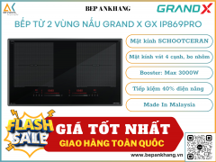 Bếp từ 2 vùng nấu Grand X GX IP869Pro - Made In Malaysia